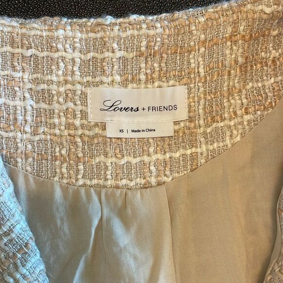 Lovers + Friends Open front Blazer tan size XS - Picture 3 of 9